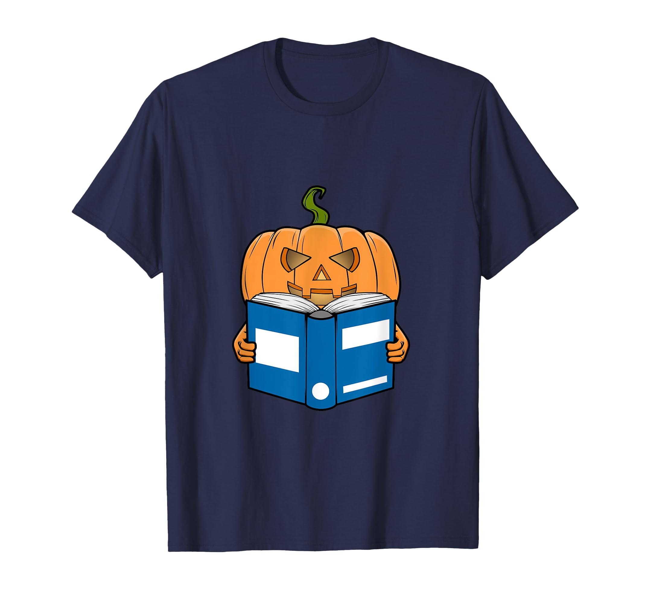 Pumpkin Books Reading Books T-Shirt - Minimalist Print for Adults - T-Shirt, Sweatshirt, Hoodie