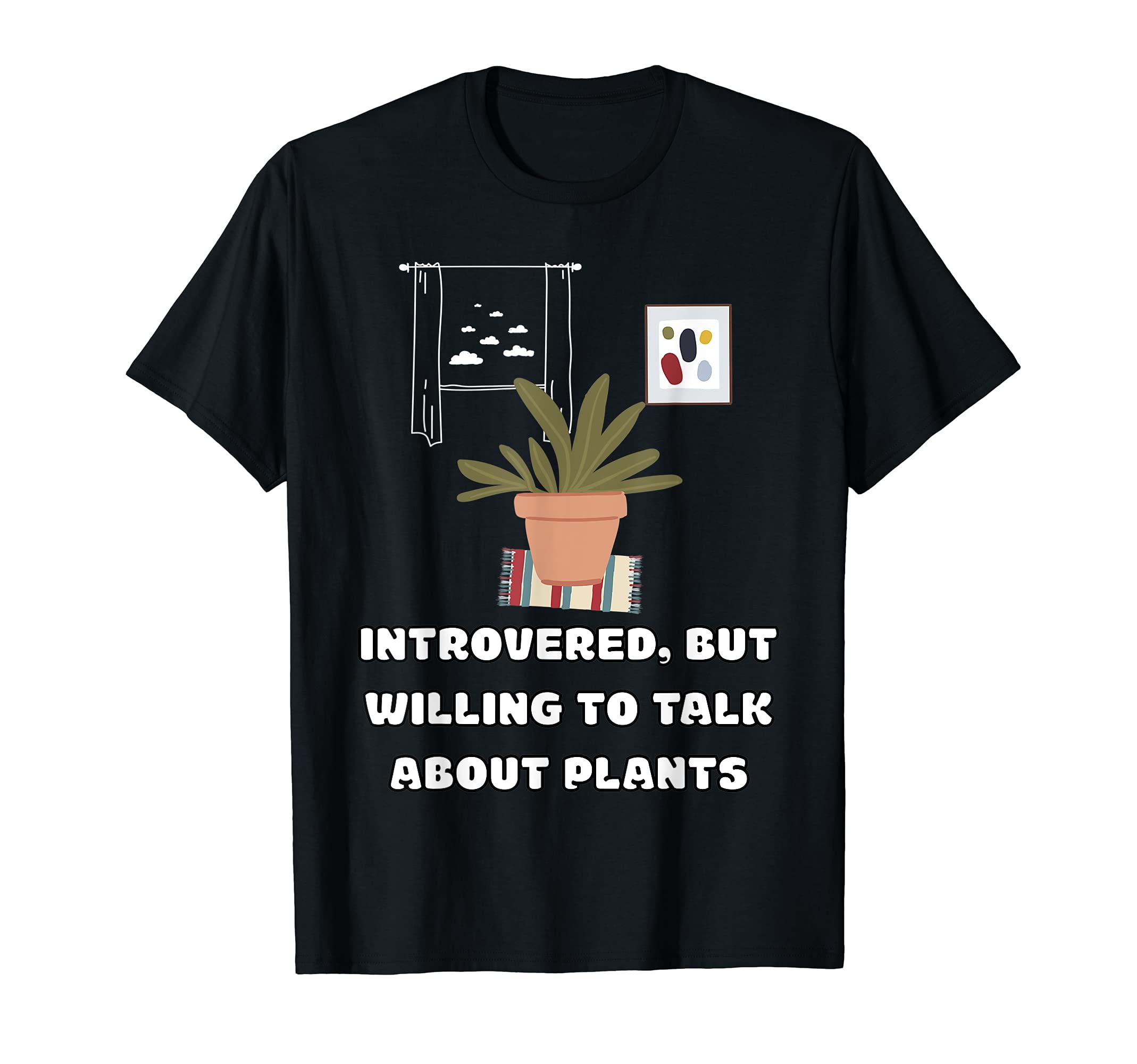 Introverted But Willing To Talk T-Shirt - Aesthetic Graphic for Adults - T-Shirt, Sweatshirt, Hoodie