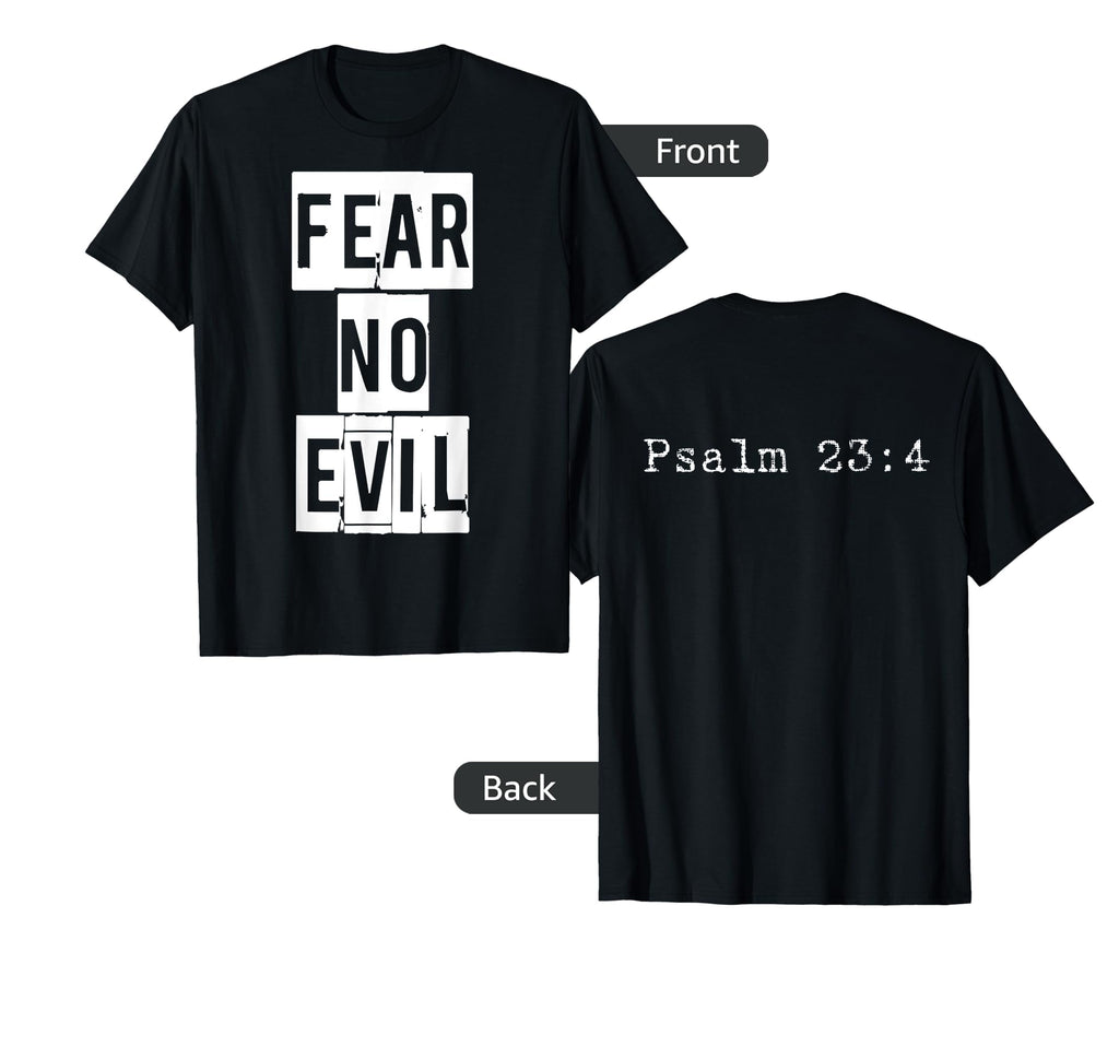 Fear No Evil Christian Halloween T-Shirt - Custom Art Print for Adults - T-Shirt, Sweatshirt, Hoodie