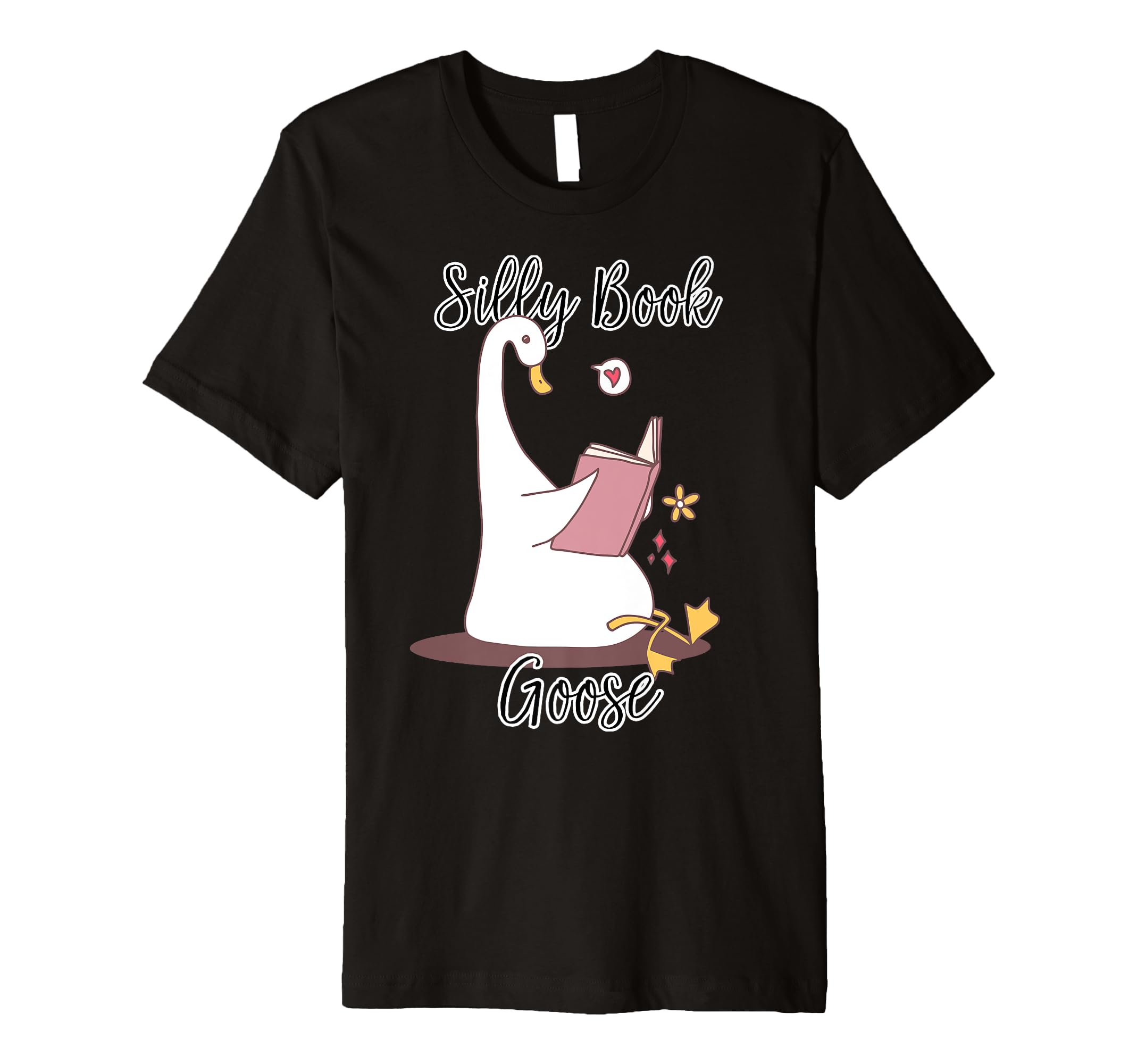 Silly Book Goose Reading Book Lover T-Shirt - Streetwear Style Unisex - T-Shirt, Sweatshirt, Hoodie
