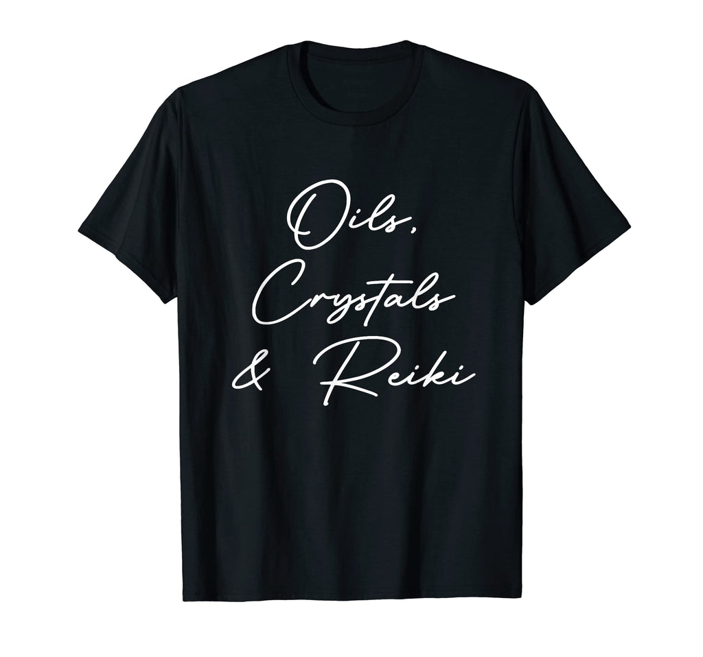 Oils Crystals Reiki Spiritual T-Shirt - Custom Art Print for Adults - T-Shirt, Sweatshirt, Hoodie
