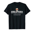 Abibliophobia Definition Funny Reading T-Shirt - Aesthetic Graphic Unisex - T-Shirt, Sweatshirt, Hoodie