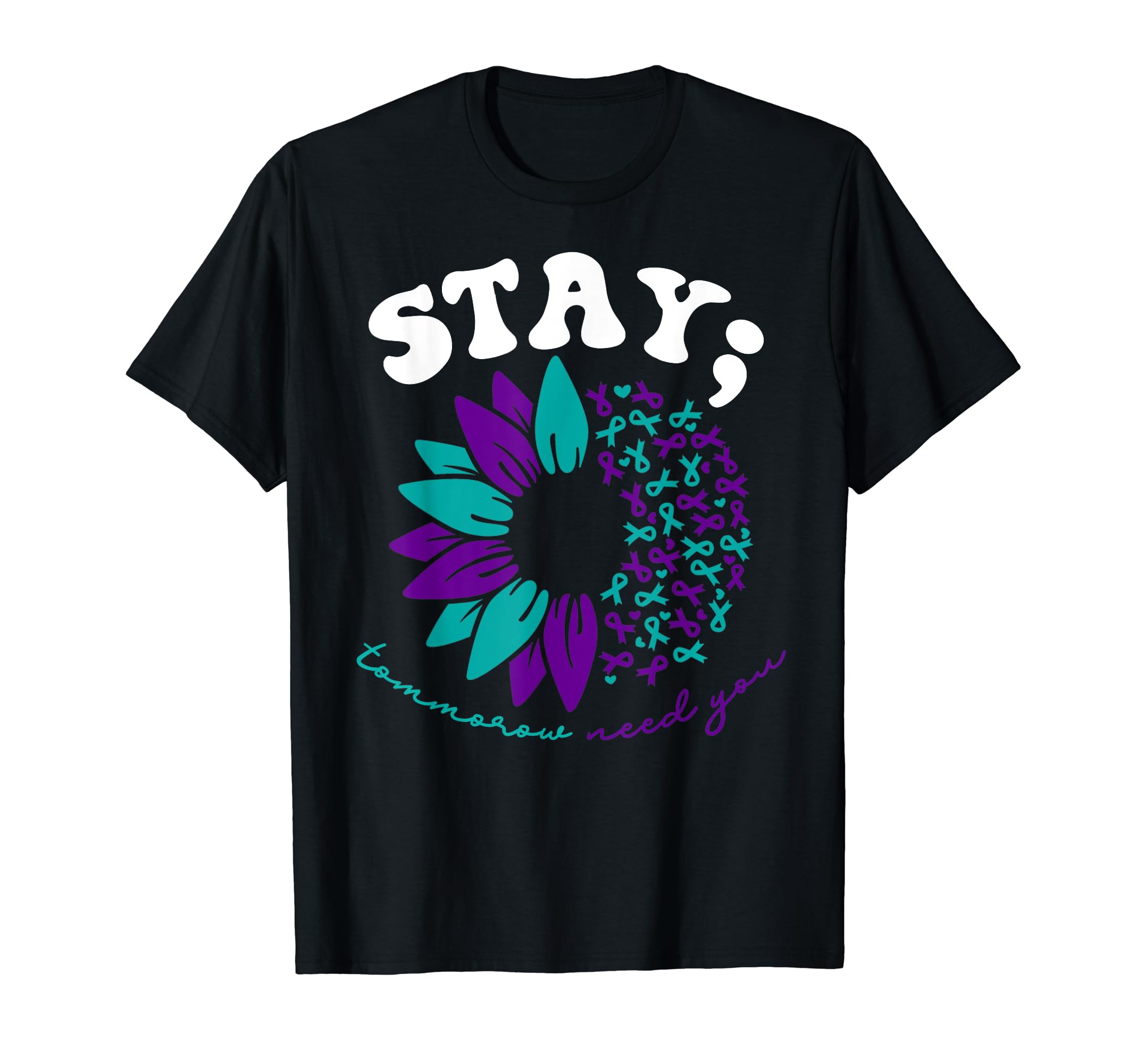 Suicide Prevention 988 Stay Tomorrow T-Shirt - Streetwear Style Men Women - T-Shirt, Sweatshirt, Hoodie