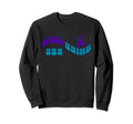 Keep Going Purple Teal Suicide Sweatshirt - Fun Novelty Design Men Women - T-Shirt, Sweatshirt, Hoodie