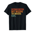 Cat Lover Humorous Overthinkers T-Shirt - Minimalist Print Unisex - T-Shirt, Sweatshirt, Hoodie