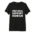 Emotional Support Human Tri Blend T-Shirt - Graphic Print Men Women - T-Shirt, Sweatshirt, Hoodie
