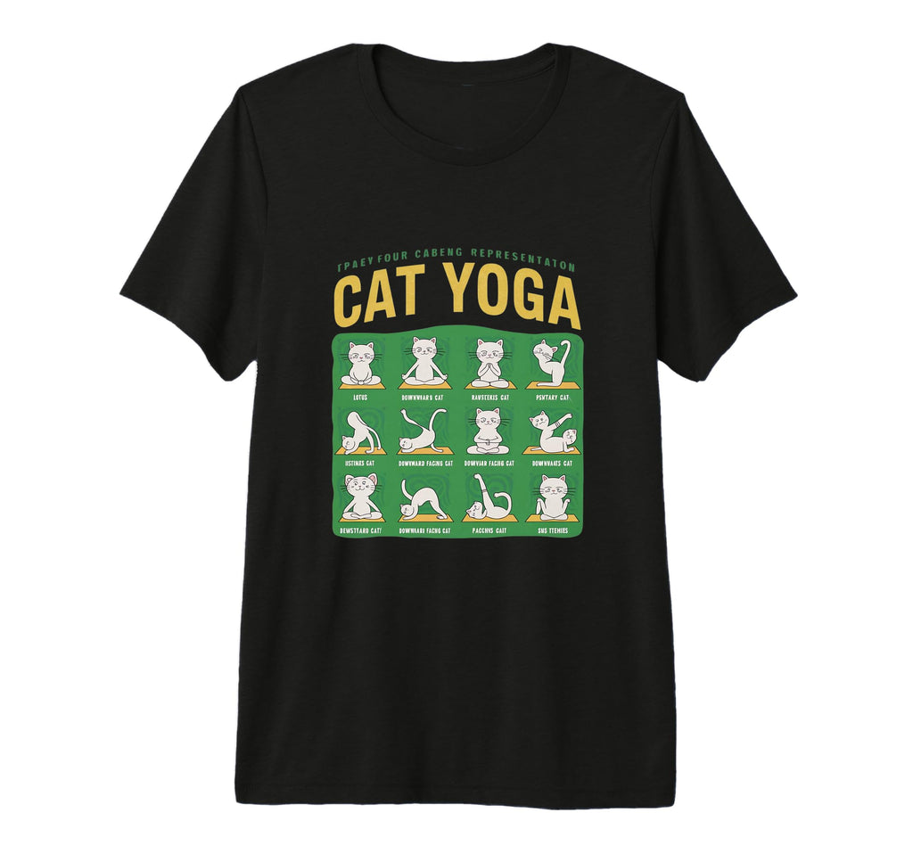Cat Yoga Poses Cats Practicing T-Shirt - Streetwear Style Unisex - T-Shirt, Sweatshirt, Hoodie