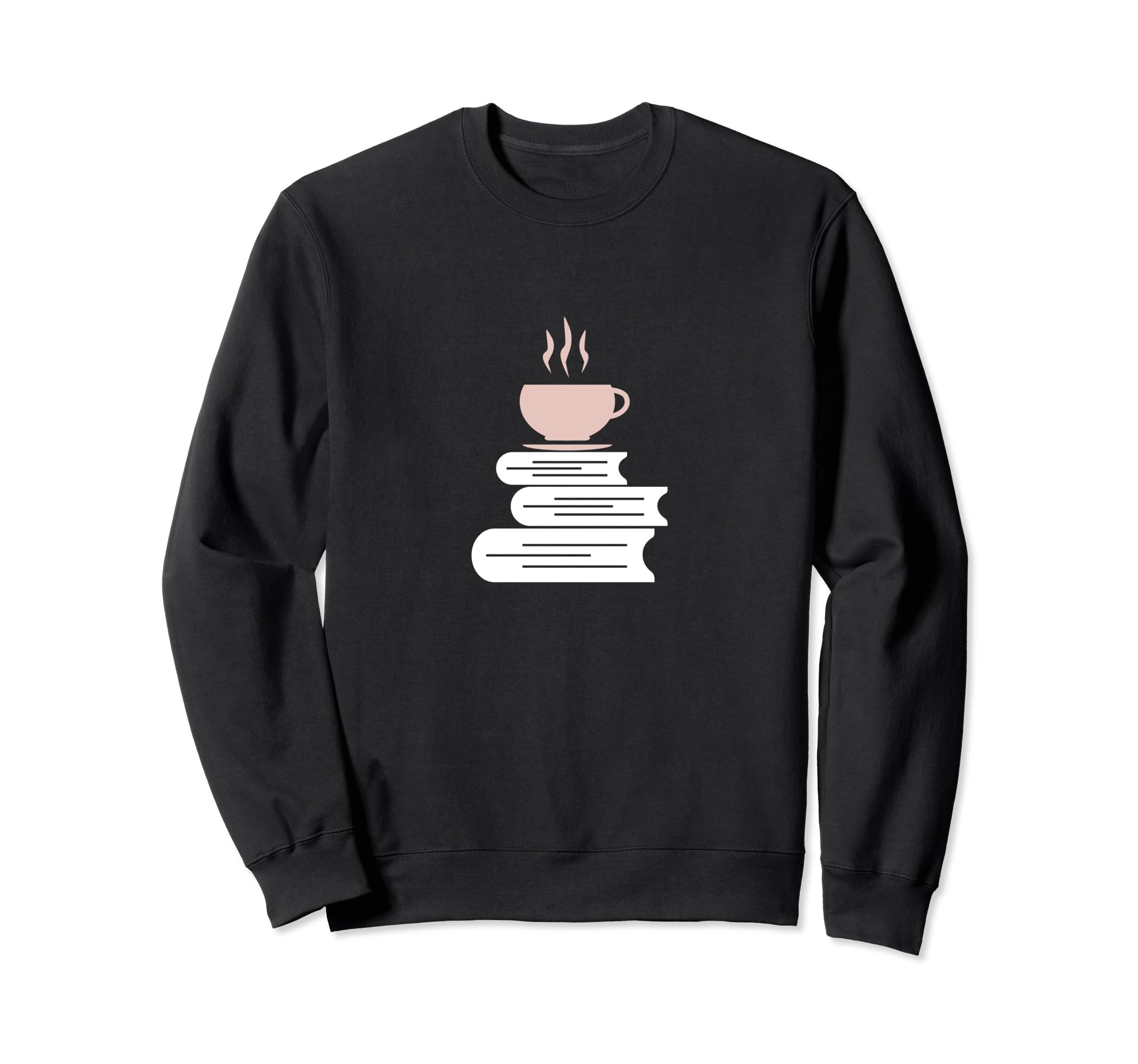 Morning Coffee And Books Sweatshirt - Streetwear Style for Adults - T-Shirt, Sweatshirt, Hoodie