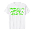 Mental Health Dont Judge Mental Health T-Shirt - Custom Art Print Unisex - T-Shirt, Sweatshirt, Hoodie