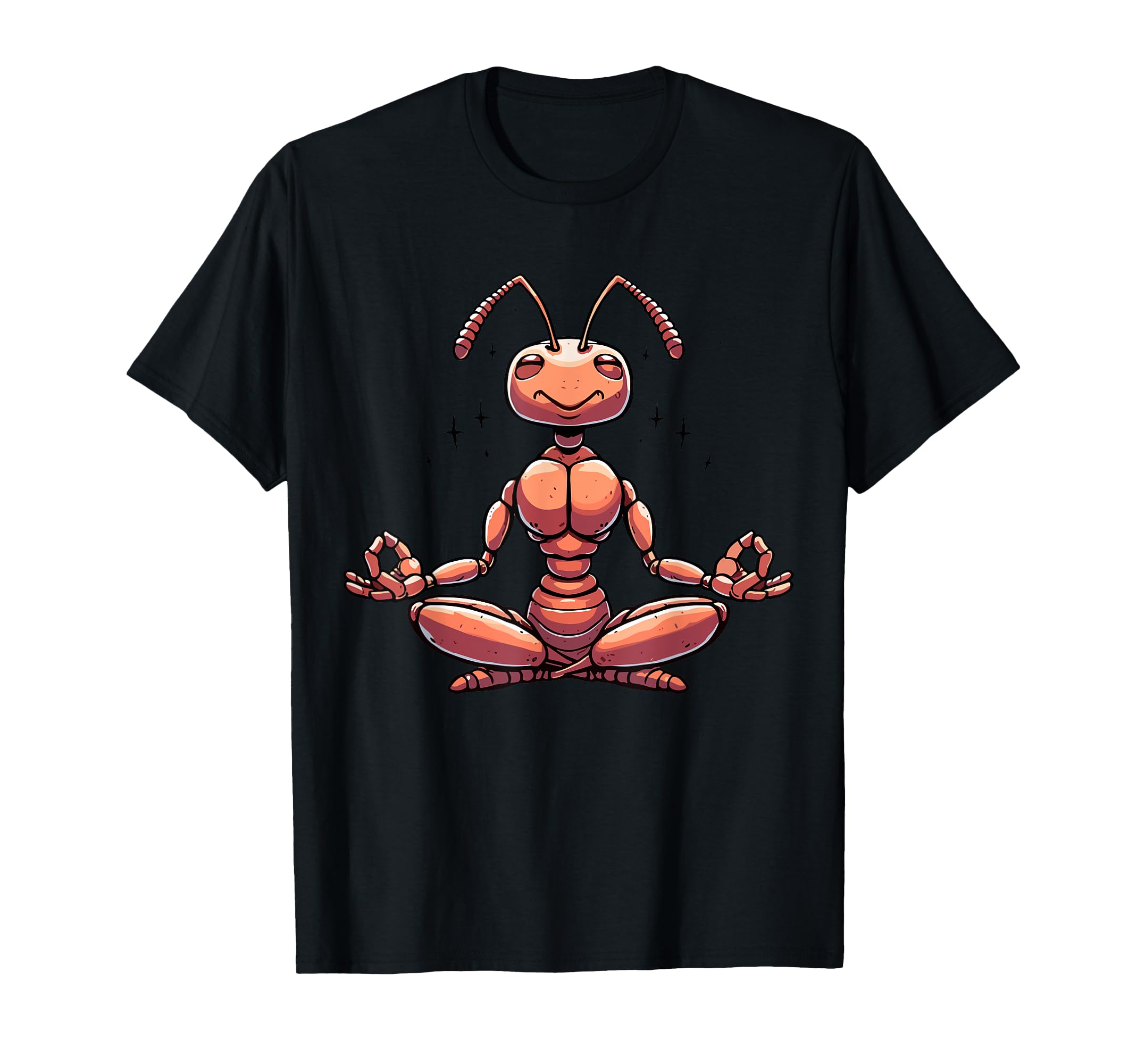 Meditation Ant Yoga Pose Relaxing Animal T-Shirt - Aesthetic Graphic Unisex - T-Shirt, Sweatshirt, Hoodie
