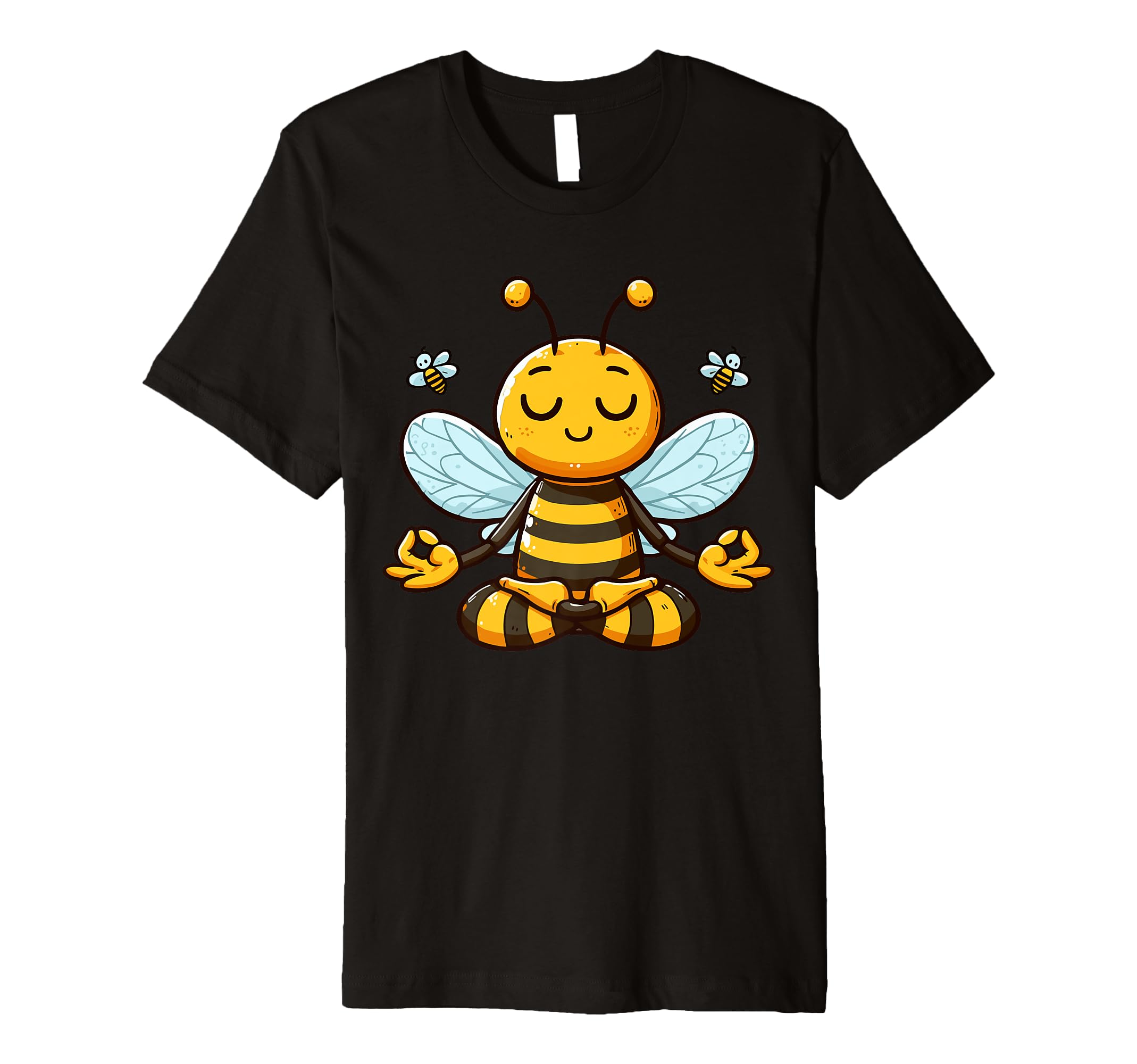 Meditation Bee Yoga Pose T-Shirt - Casual Everyday Wear for Adults - T-Shirt, Sweatshirt, Hoodie
