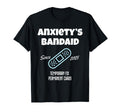 Anxietys Bandaid Overthinkers Mental T-Shirt - Aesthetic Graphic Men Women - T-Shirt, Sweatshirt, Hoodie