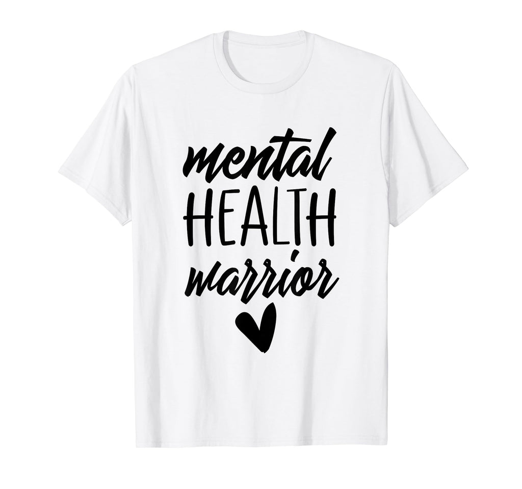 Mental Health Warrior Mental Health T-Shirt - Minimalist Print Men Women - T-Shirt, Sweatshirt, Hoodie