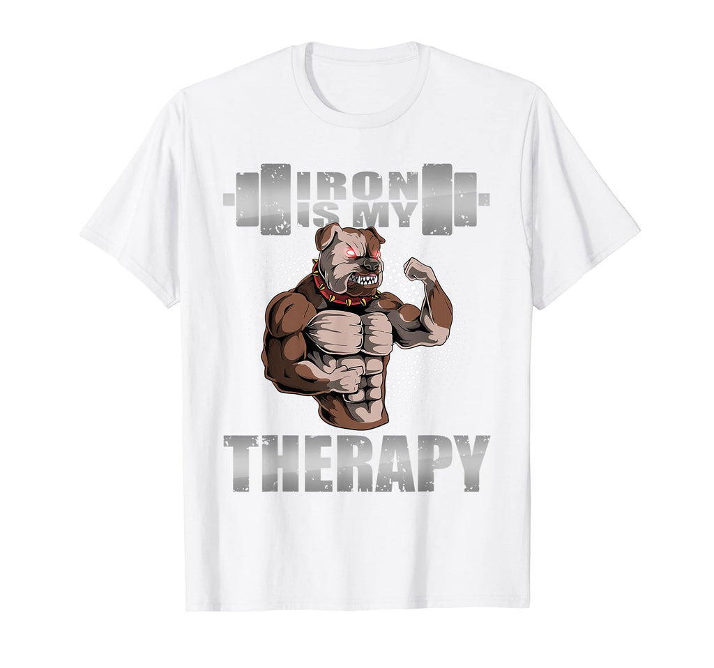 English Bulldog Dog Powerlifter T-Shirt - Custom Art Print Men Women - T-Shirt, Sweatshirt, Hoodie