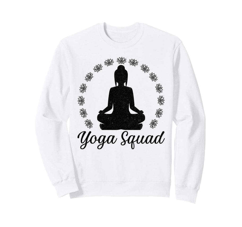 Yoga Squad Spiritual Meditation Sweatshirt - Trendy Graphic for Adults - T-Shirt, Sweatshirt, Hoodie
