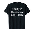 Progress Over Perfection Back To School T-Shirt - Minimalist Print Unisex - T-Shirt, Sweatshirt, Hoodie