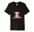 Meditation Axolotl Yoga Pose Relaxing T-Shirt - Unique Graphic Men Women - T-Shirt, Sweatshirt, Hoodie