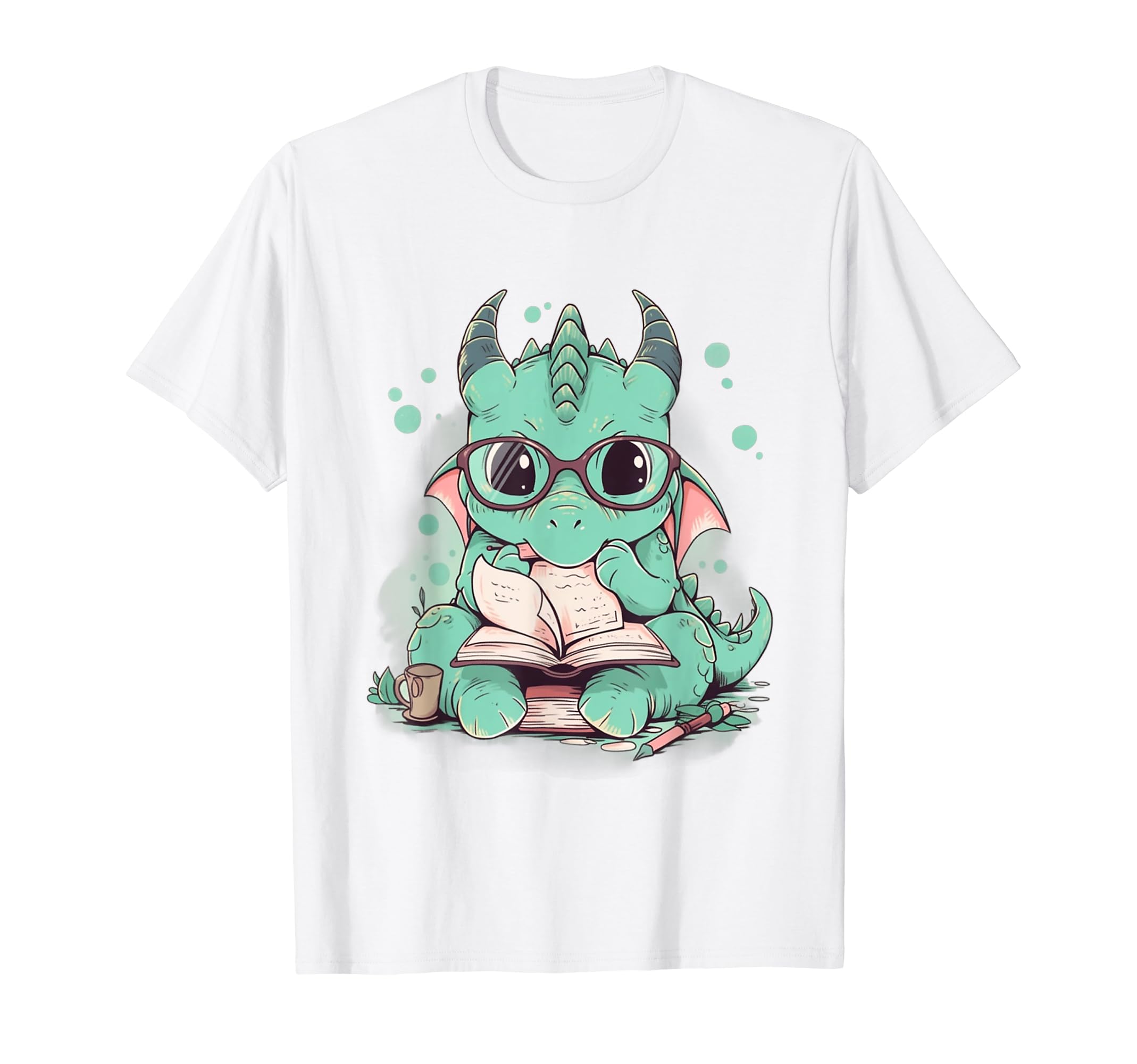 Easily Distracted Dragons And Books T-Shirt - Novelty Apparel for Adults - T-Shirt, Sweatshirt, Hoodie