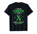 End Stigma Or I Wear Green Mental T-Shirt - Trendy Graphic for Adults - T-Shirt, Sweatshirt, Hoodie