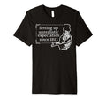 Jane Austen Mr Darcy Expectations Literary T-Shirt - Graphic Print Unisex - T-Shirt, Sweatshirt, Hoodie