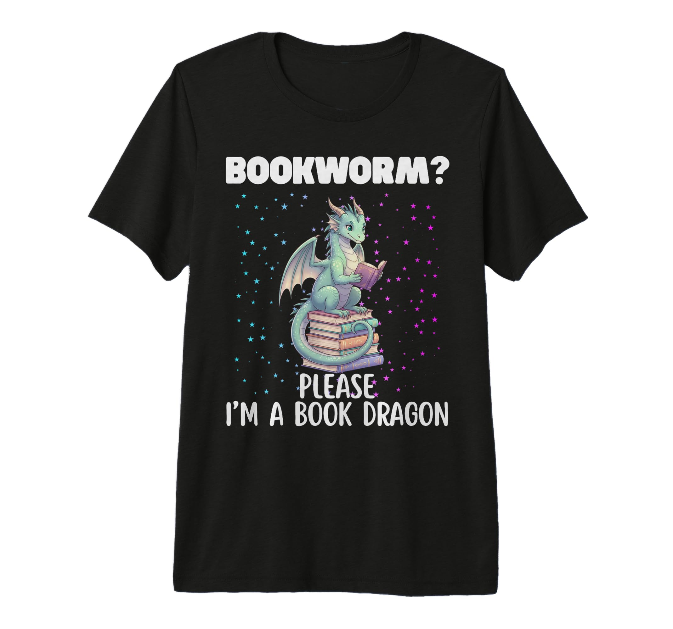 Funny Bookworm Dragon Reader Library T-Shirt - Streetwear Style for Adults - T-Shirt, Sweatshirt, Hoodie