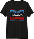 The Math Doesn't Lie! 8+6+4+7= 25th Amendment Vintage Premium Tri-Blend T-Shirt Unisex T-shirt, Sweatshirt, Hoodie, Long Sleeve Tee - T-Shirt, Sweatshirt, Hoodie