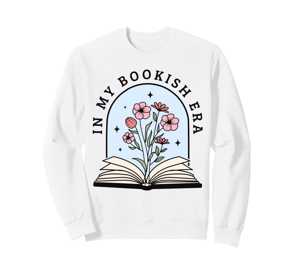 My Bookish Era Book Lover Sweatshirt - Minimalist Print for Adults - T-Shirt, Sweatshirt, Hoodie