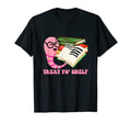 Treat Yo Shelf Funny Bookworm Book T-Shirt - Minimalist Print Men Women - T-Shirt, Sweatshirt, Hoodie