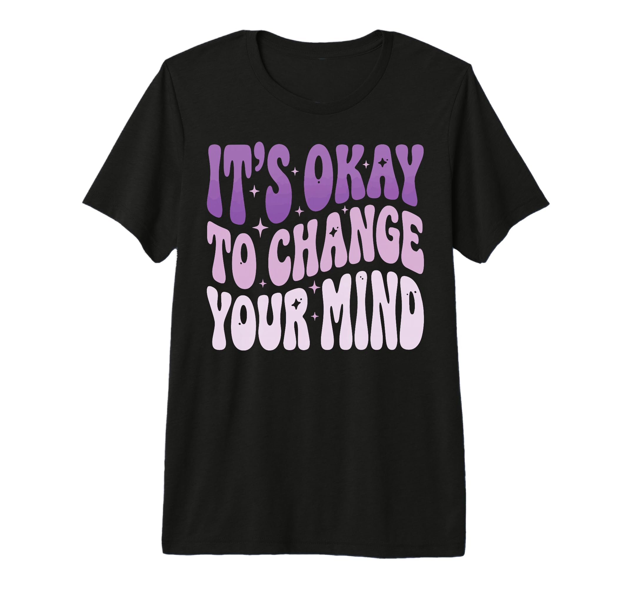 Its Okay To Change Your Mind Tri Blend T-Shirt - Minimalist Print Men Women - T-Shirt, Sweatshirt, Hoodie