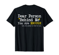 Person Behind Me You Are Enough Mental T-Shirt - Aesthetic Graphic Unisex - T-Shirt, Sweatshirt, Hoodie