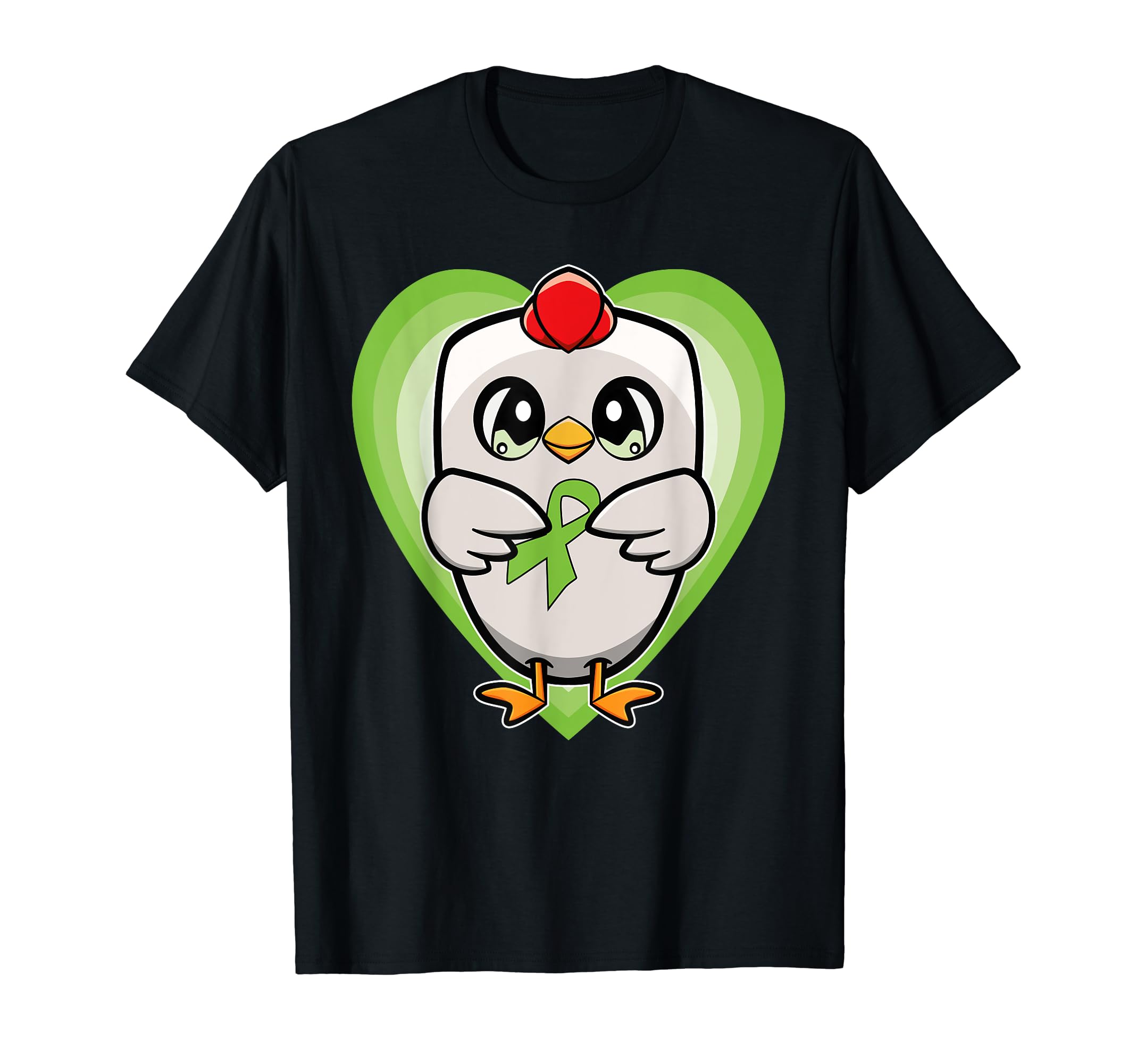 Chicken And Mental Health Awareness Sweatshirt - Custom Art Print Unisex - T-Shirt, Sweatshirt, Hoodie