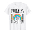 Motivational Progress Over Perfection Back T-Shirt - Unique Graphic Unisex - T-Shirt, Sweatshirt, Hoodie