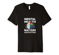 End Stigma Mental Health Matters Tie T-Shirt - Custom Art Print for Adults - T-Shirt, Sweatshirt, Hoodie