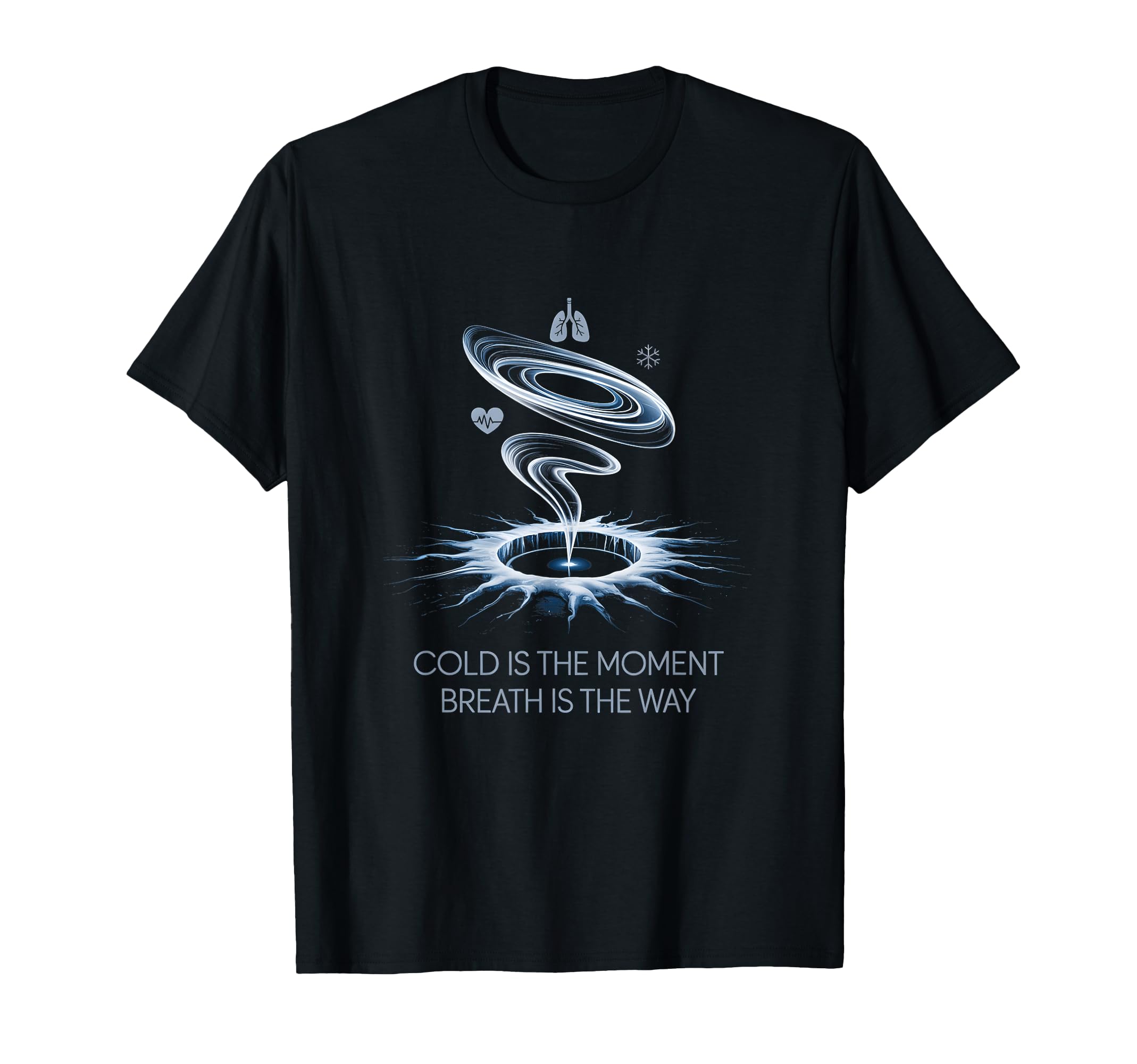 Cold Plunge Mindful Breathwork Meditation T-Shirt - Trendy Graphic Unisex - T-Shirt, Sweatshirt, Hoodie