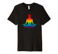 Yoga Lovers And Mindfulness Rainbow Hoodie - Streetwear Style Men Women - T-Shirt, Sweatshirt, Hoodie