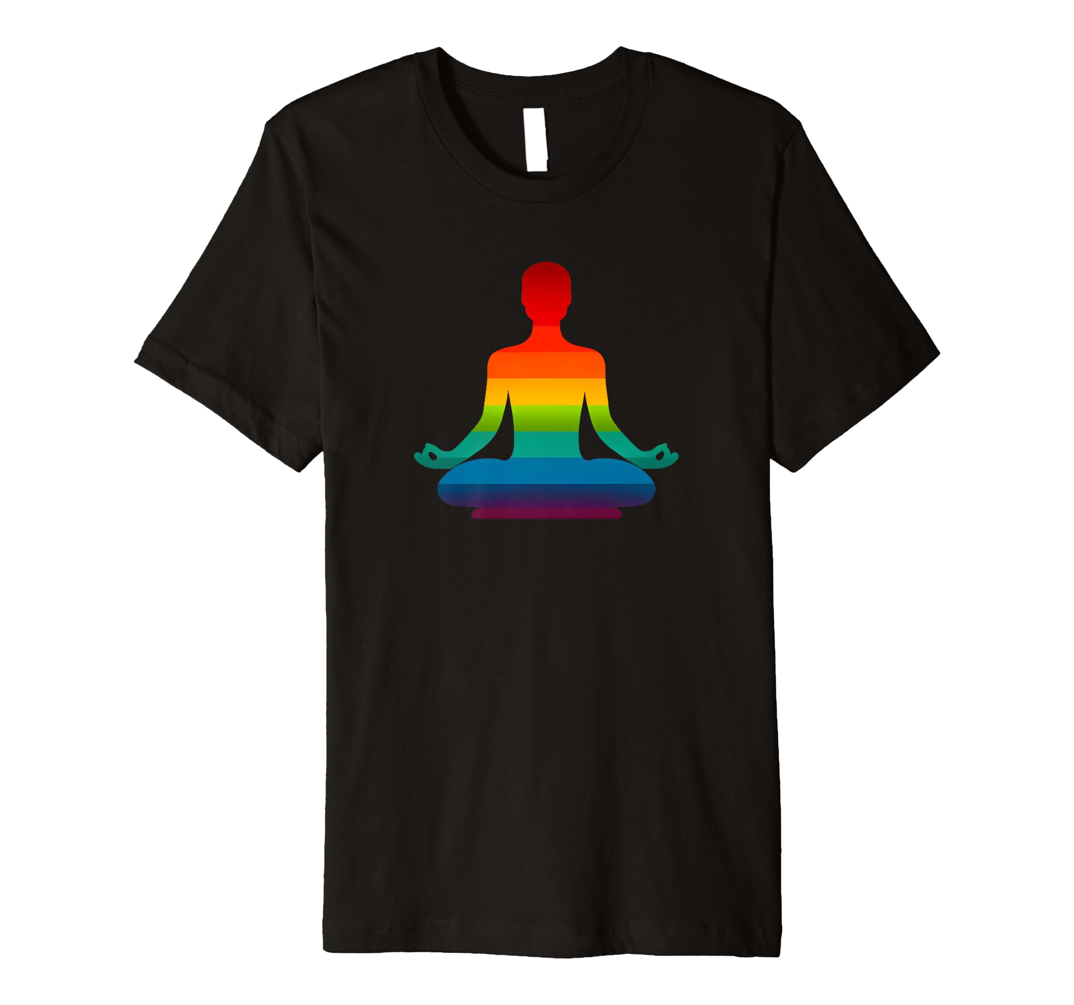 Yoga Lovers And Mindfulness Rainbow Hoodie - Streetwear Style Men Women - T-Shirt, Sweatshirt, Hoodie