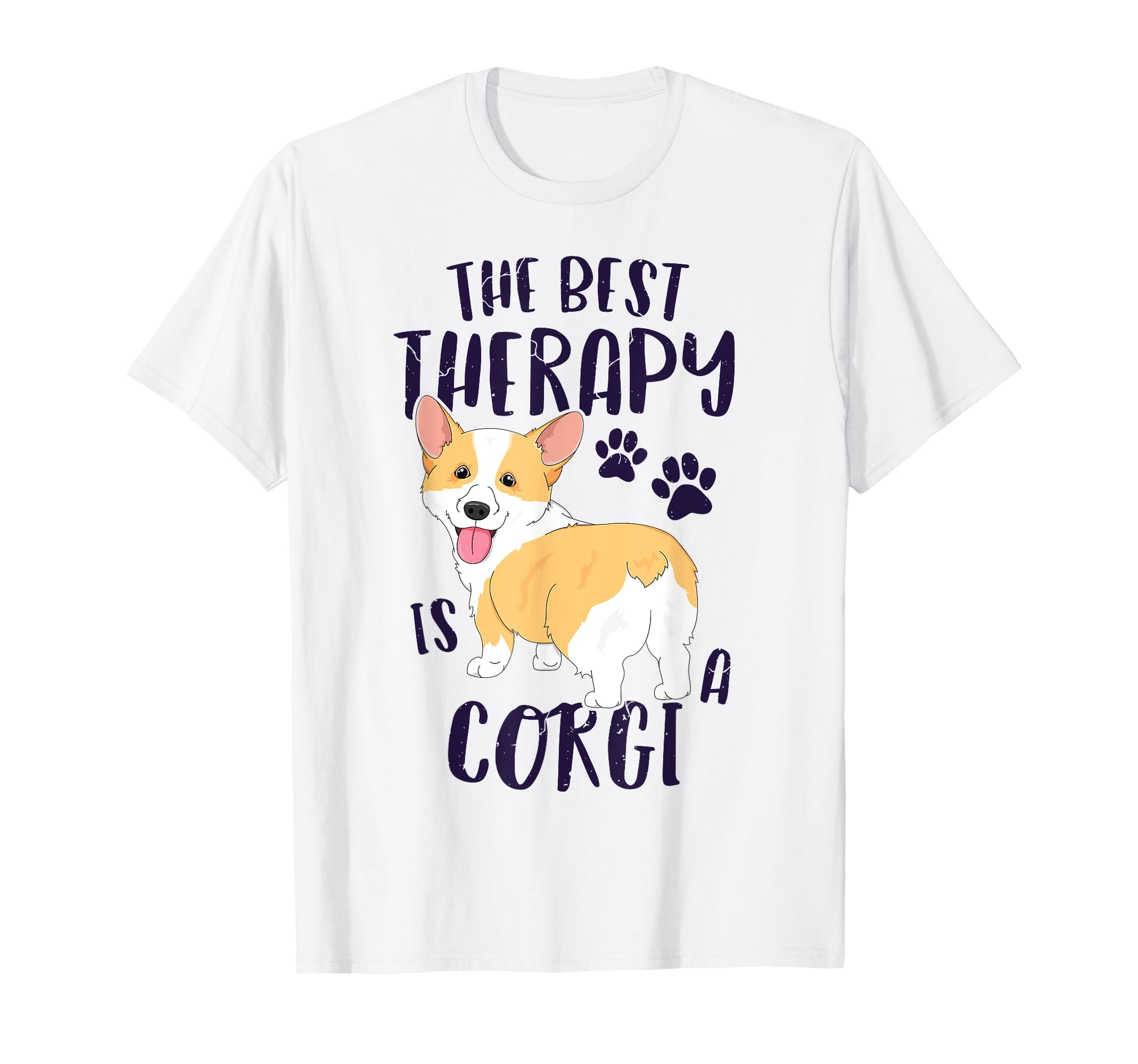 Best Therapy Is Corgi Dog Sitter T-Shirt - Casual Everyday Wear Men Women - T-Shirt, Sweatshirt, Hoodie