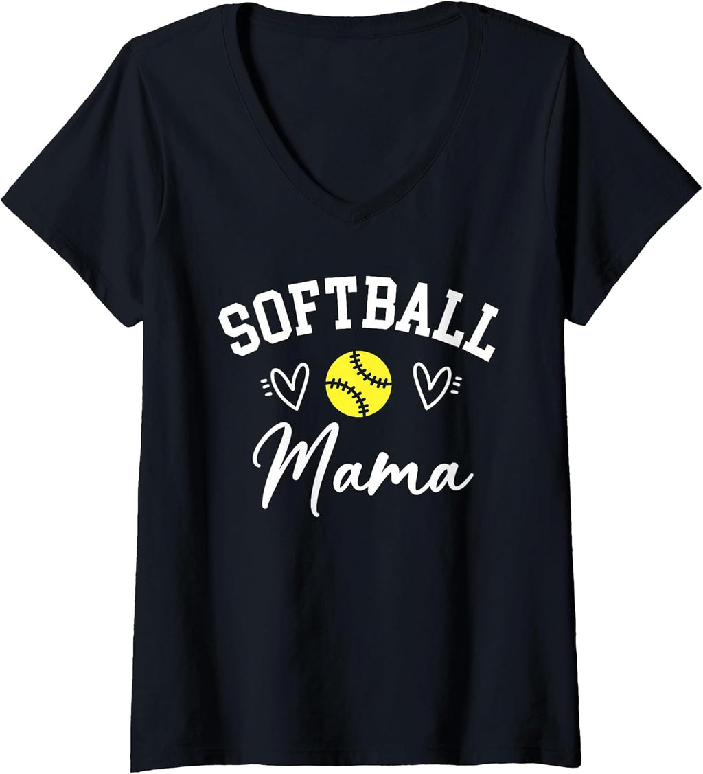 Softball Mama Unisex T-shirt, Sweatshirt, Hoodie, Long Sleeve Tee - T-Shirt, Sweatshirt, Hoodie