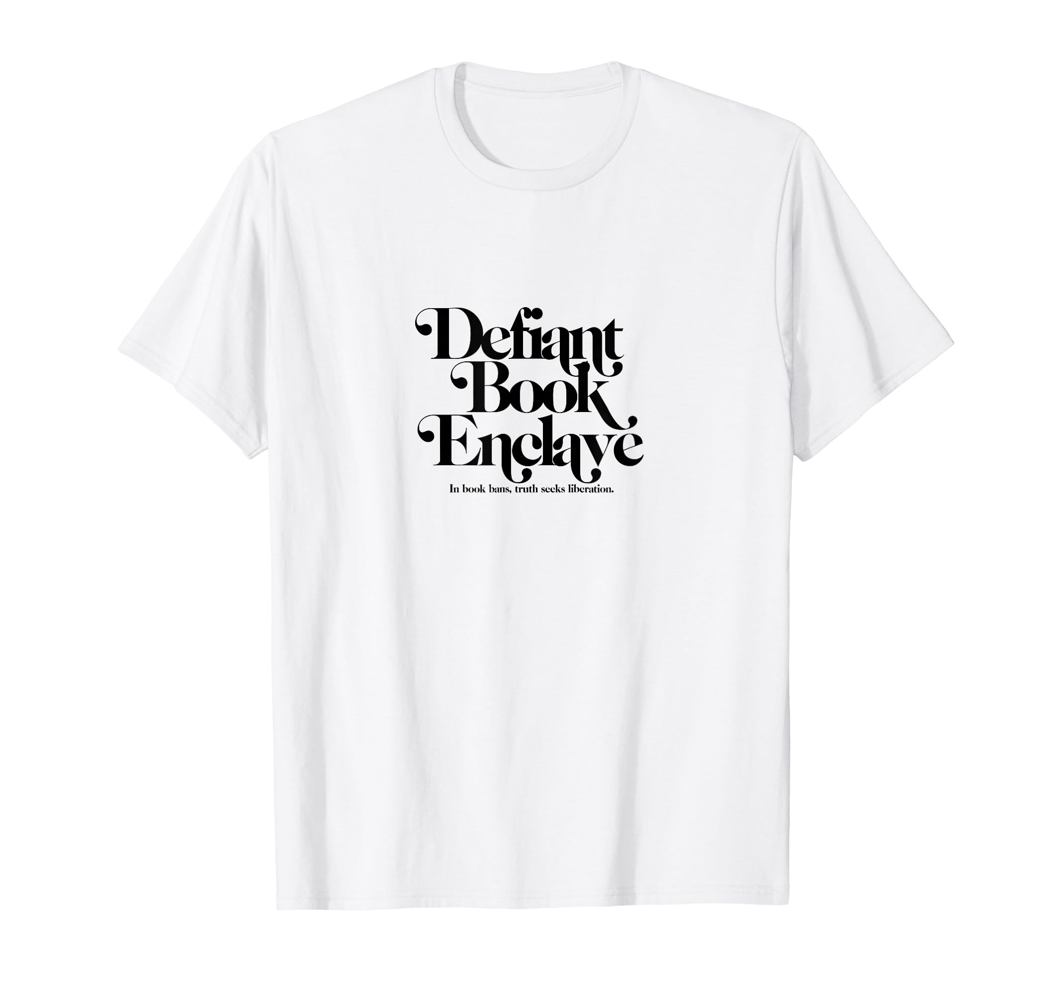 Defiant Book Enclave Banned Books Club T-Shirt - Minimalist Print Unisex - T-Shirt, Sweatshirt, Hoodie