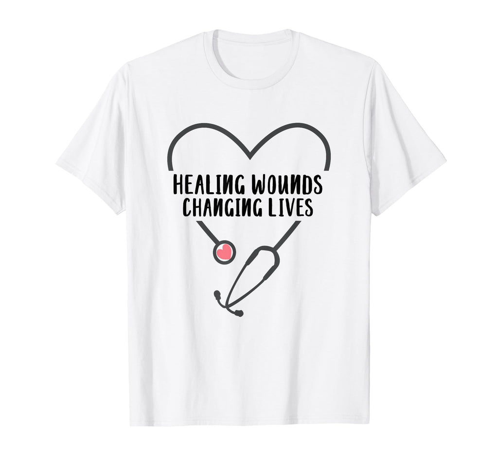 Rn Wound Care Nurse Healing Wounds T-Shirt - Unique Graphic Men Women - T-Shirt, Sweatshirt, Hoodie