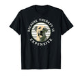 Because Therapy Is Expensive Dog Lab T-Shirt - Minimalist Print for Adults - T-Shirt, Sweatshirt, Hoodie