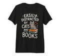 Adorable Bibliophile Easily T-Shirt - Custom Art Print Men Women - T-Shirt, Sweatshirt, Hoodie