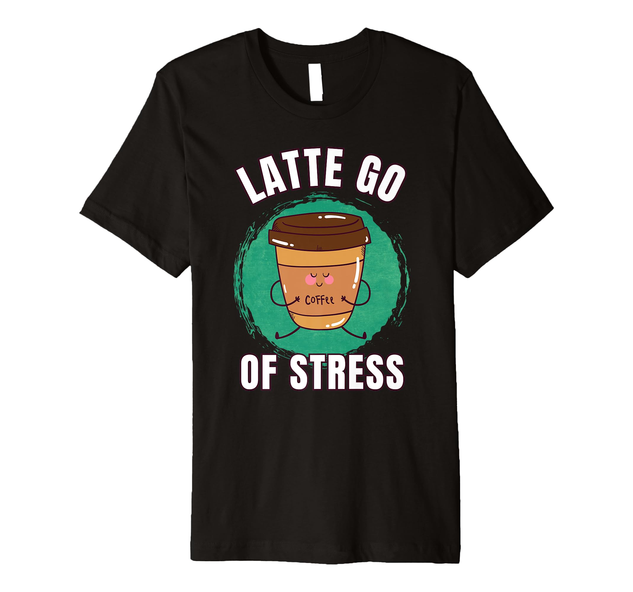 Funny Coffee First Caffeine T-Shirt - Custom Art Print Men Women - T-Shirt, Sweatshirt, Hoodie