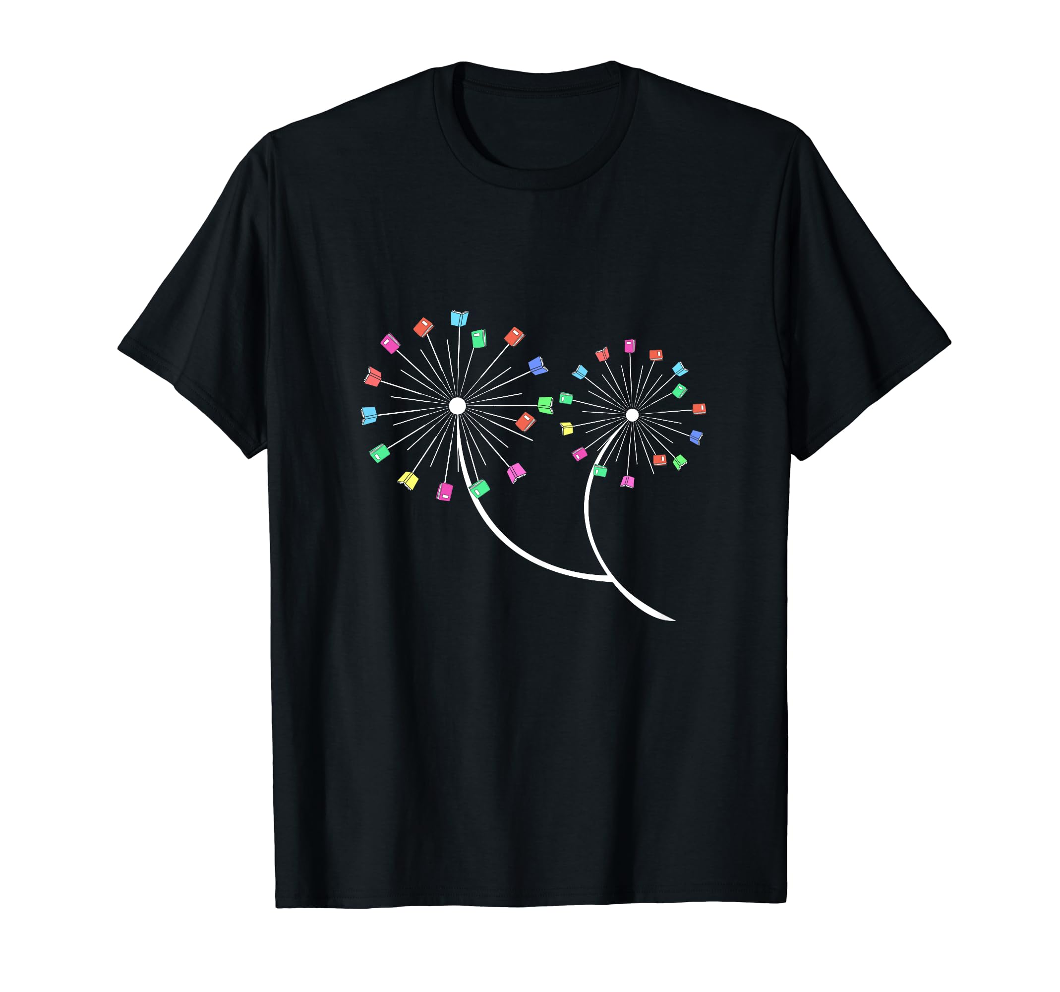 Flower Books Poetry Literary Writing T-Shirt - Novelty Apparel Men Women - T-Shirt, Sweatshirt, Hoodie