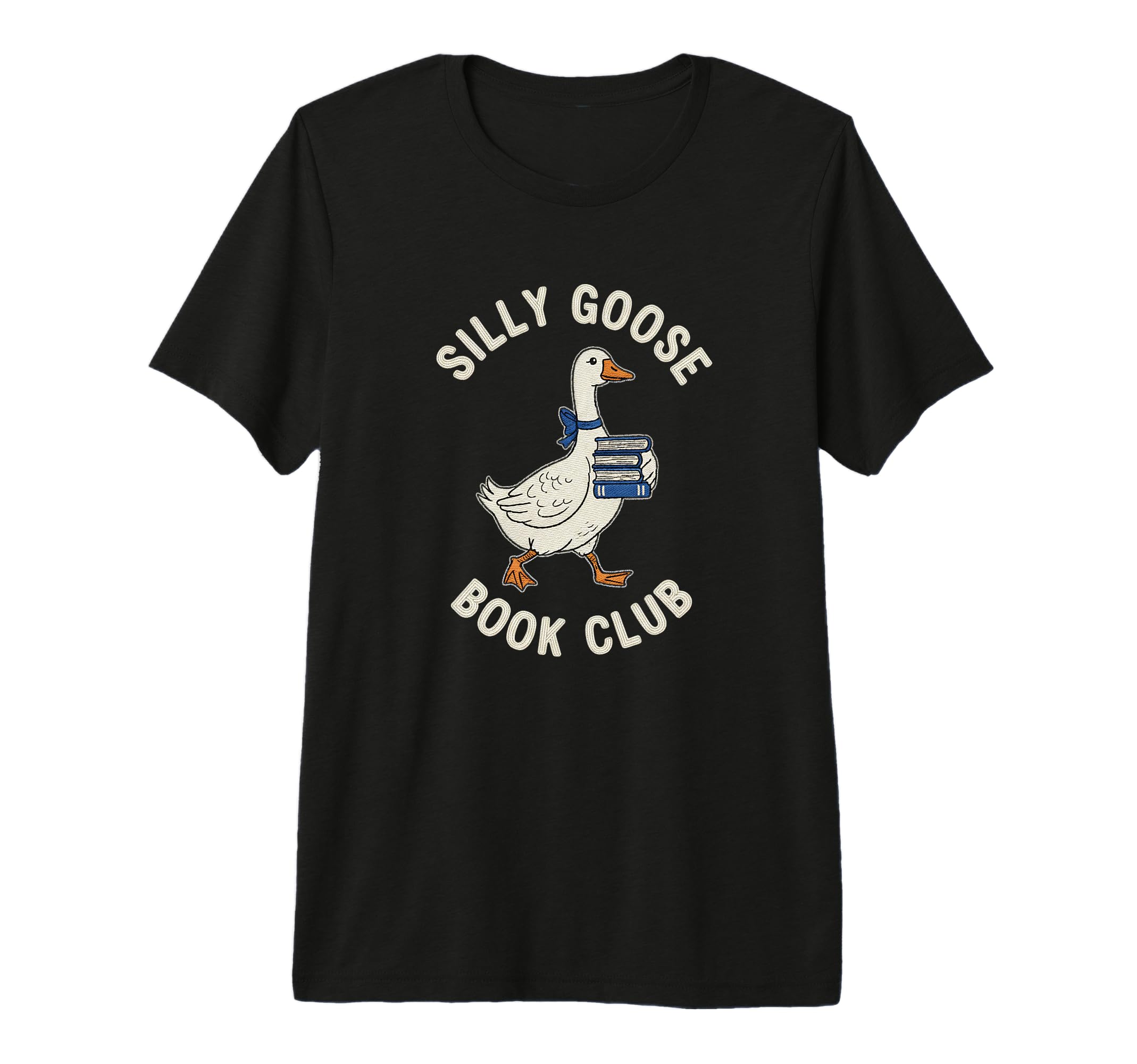 Silly Goose Book Club Literary Goose T-Shirt - Aesthetic Graphic Men Women - T-Shirt, Sweatshirt, Hoodie