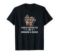 Easily Distracted Dragons Books Dragon T-Shirt - Fun Novelty Design Unisex - T-Shirt, Sweatshirt, Hoodie