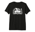 Dragon Reading Book Tri Blend T-Shirt - Aesthetic Graphic for Adults - T-Shirt, Sweatshirt, Hoodie