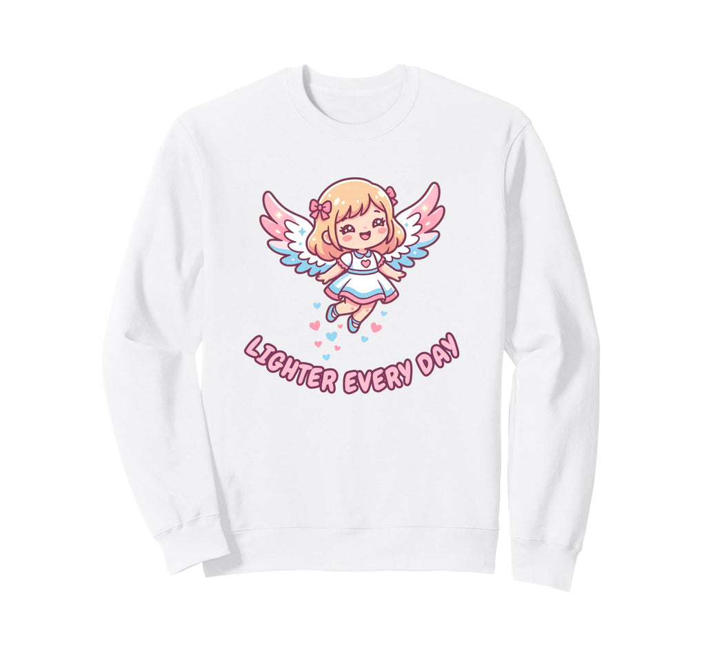 Angel Lighter Every Trans Pride Sweatshirt - Minimalist Print for Adults - T-Shirt, Sweatshirt, Hoodie