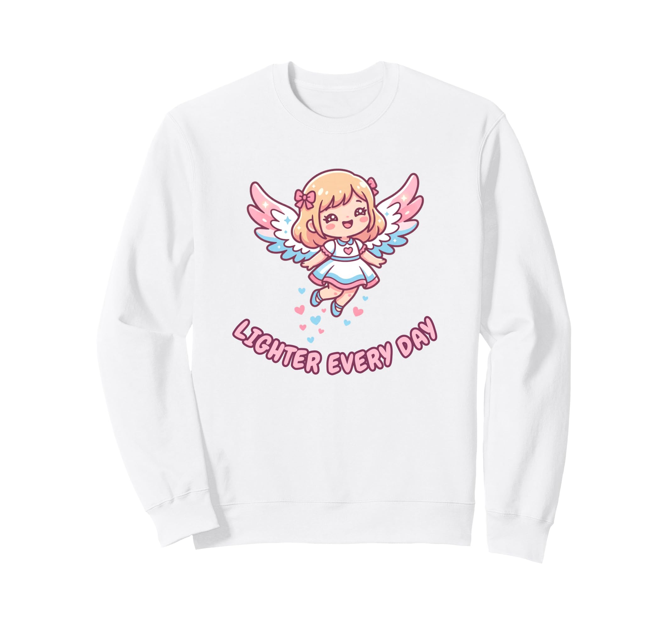 Angel Lighter Every Trans Pride Sweatshirt - Minimalist Print for Adults - T-Shirt, Sweatshirt, Hoodie