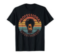 Professional Overthinker Cat Funny T-Shirt - Custom Art Print Unisex - T-Shirt, Sweatshirt, Hoodie